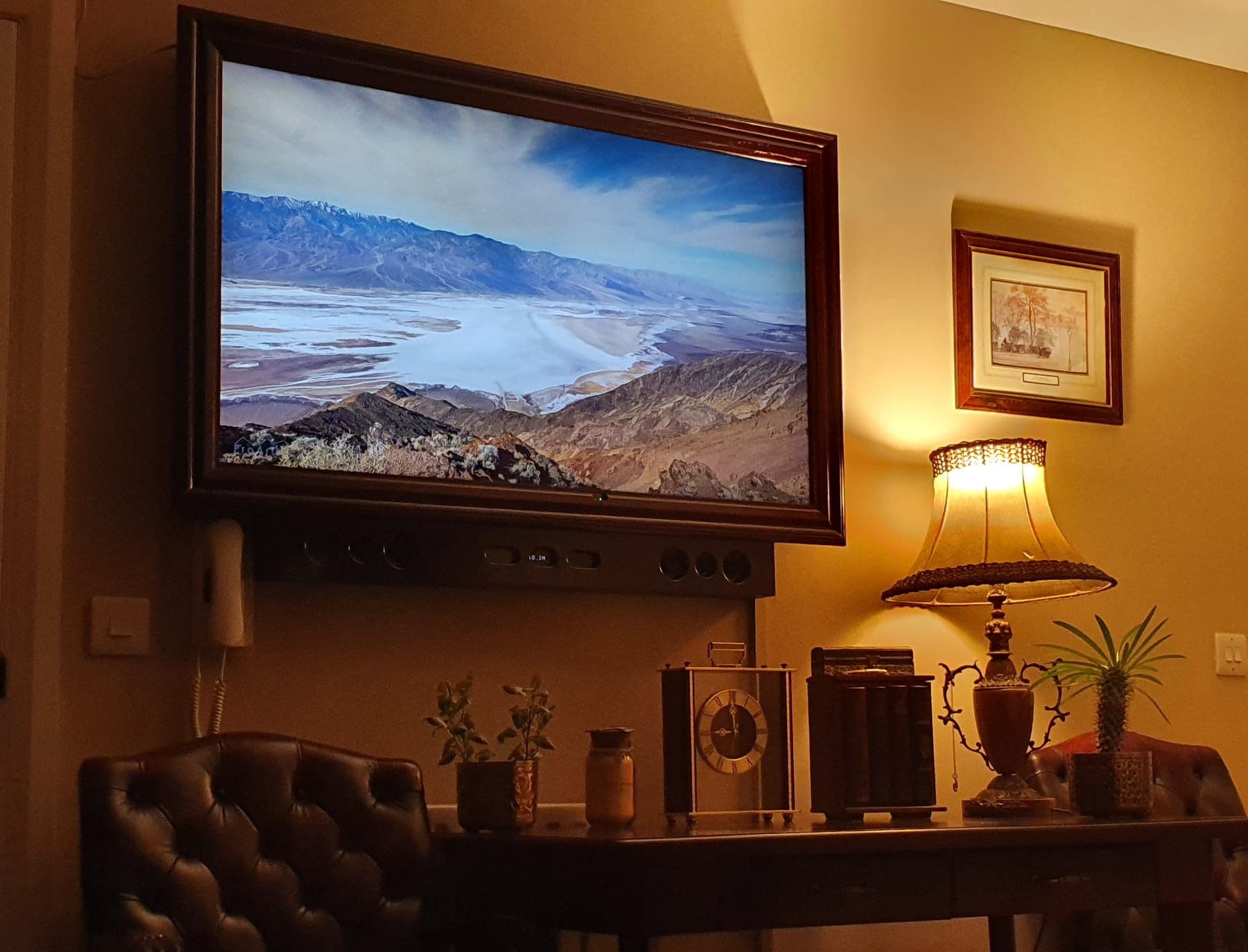 Bespoke television frame concealment